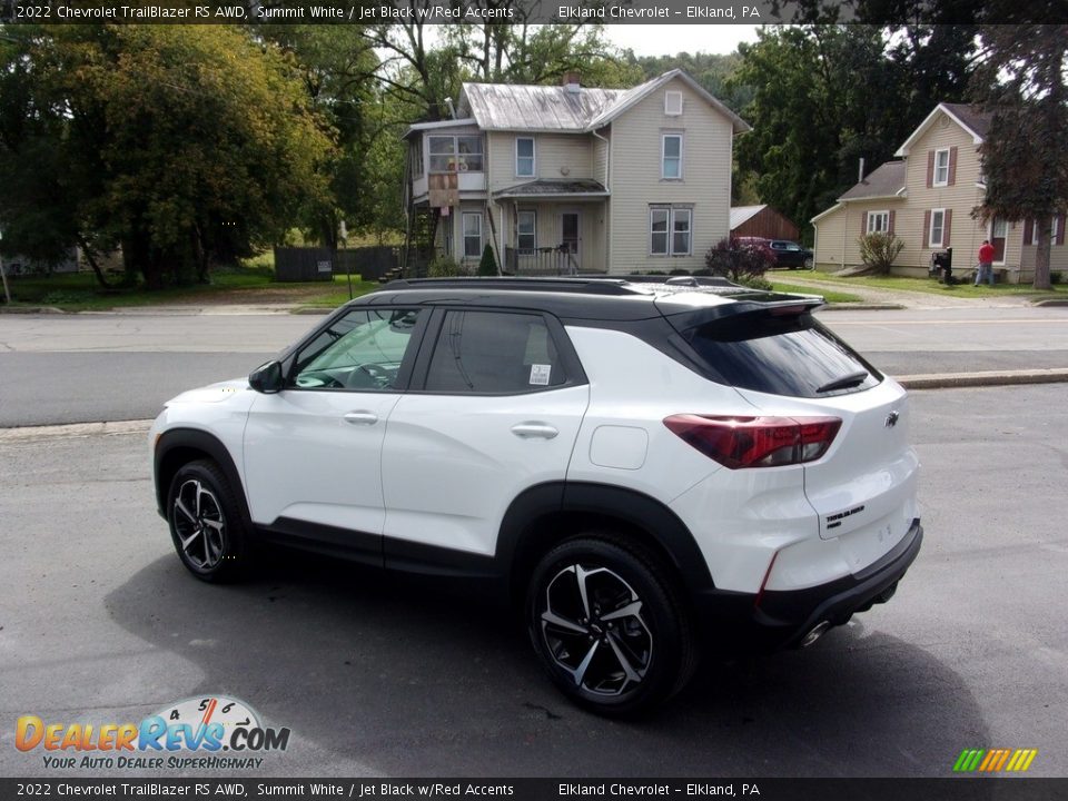 2022 Chevrolet TrailBlazer RS AWD Summit White / Jet Black w/Red Accents Photo #5