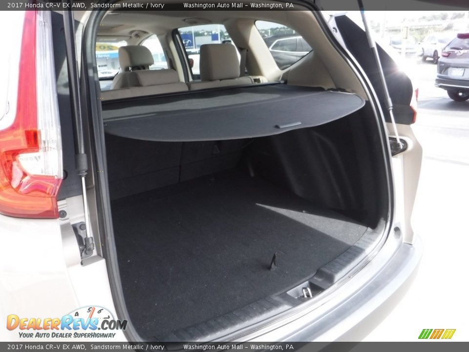 2017 Honda CR-V EX AWD Sandstorm Metallic / Ivory Photo #28