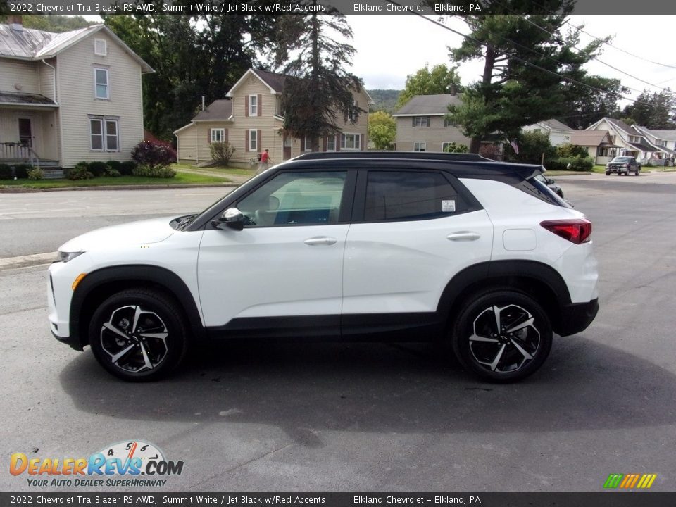 2022 Chevrolet TrailBlazer RS AWD Summit White / Jet Black w/Red Accents Photo #6