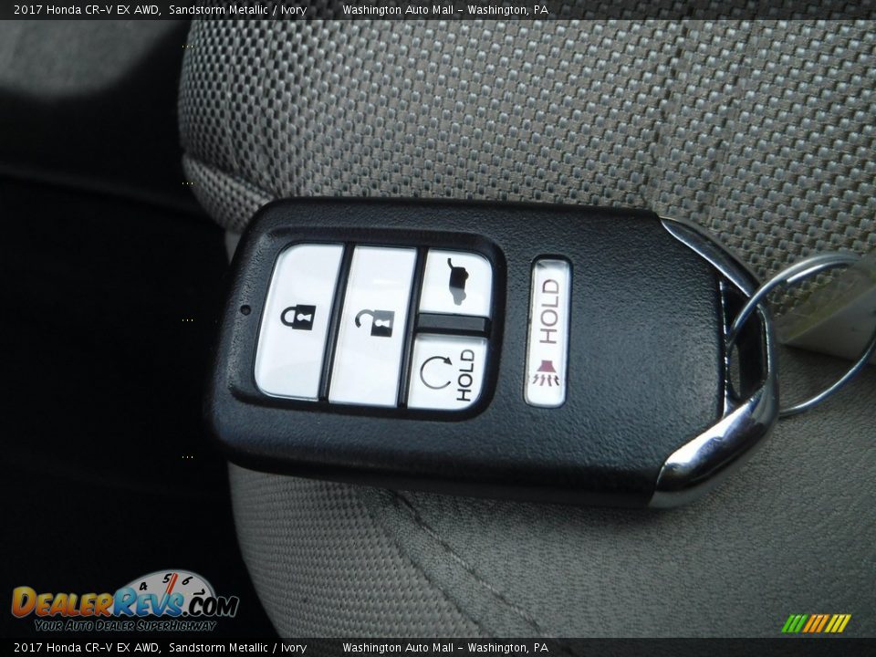2017 Honda CR-V EX AWD Sandstorm Metallic / Ivory Photo #29