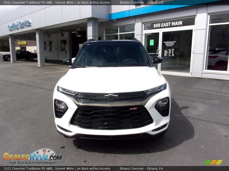 2022 Chevrolet TrailBlazer RS AWD Summit White / Jet Black w/Red Accents Photo #8