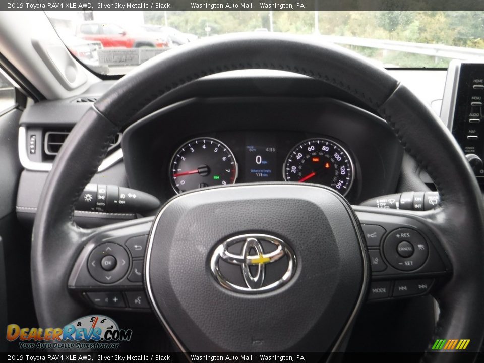 2019 Toyota RAV4 XLE AWD Silver Sky Metallic / Black Photo #29