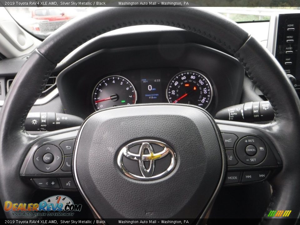 2019 Toyota RAV4 XLE AWD Silver Sky Metallic / Black Photo #30