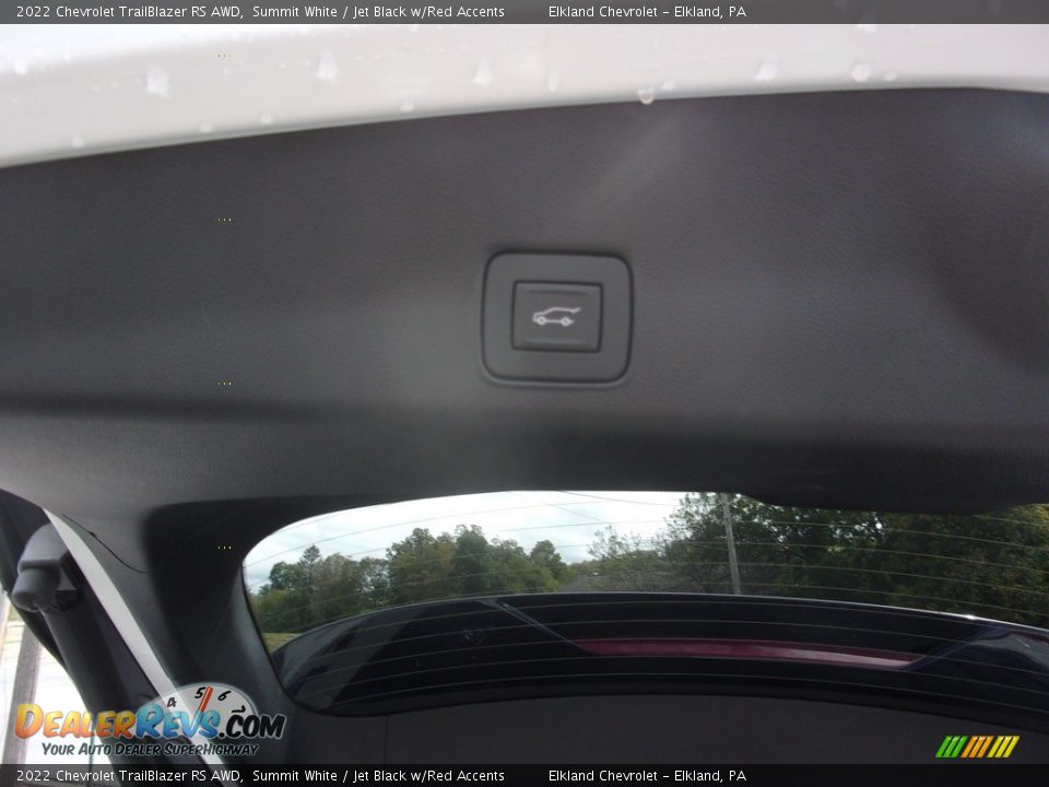 2022 Chevrolet TrailBlazer RS AWD Summit White / Jet Black w/Red Accents Photo #10