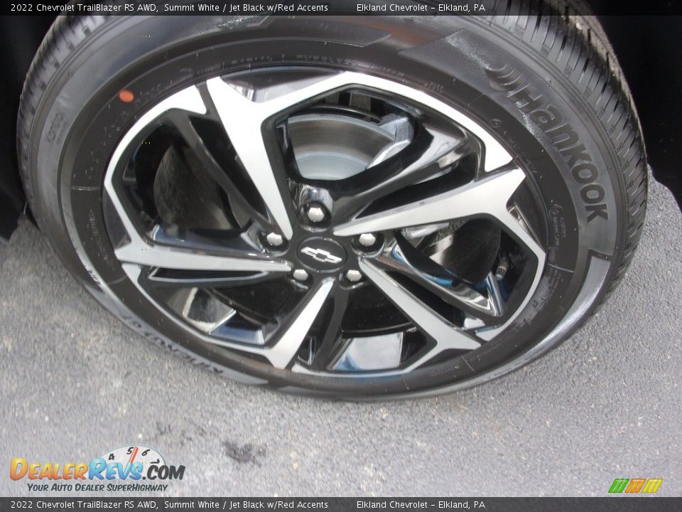 2022 Chevrolet TrailBlazer RS AWD Summit White / Jet Black w/Red Accents Photo #11