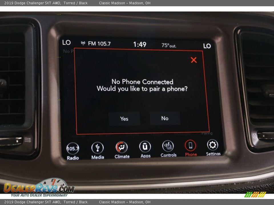 2019 Dodge Challenger SXT AWD Torred / Black Photo #12