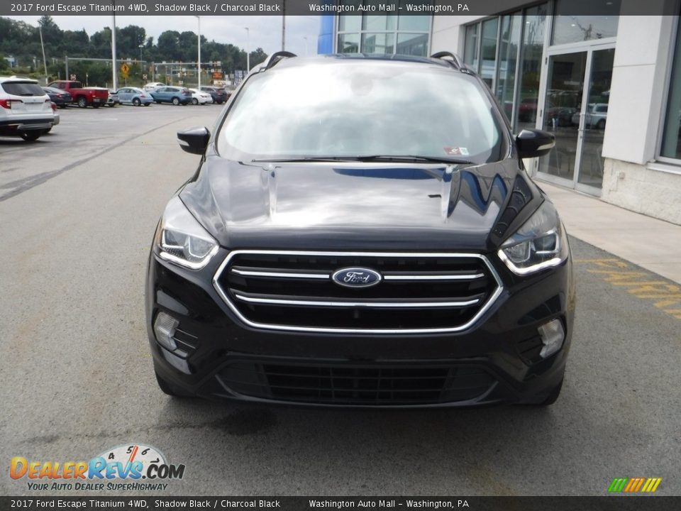 2017 Ford Escape Titanium 4WD Shadow Black / Charcoal Black Photo #4