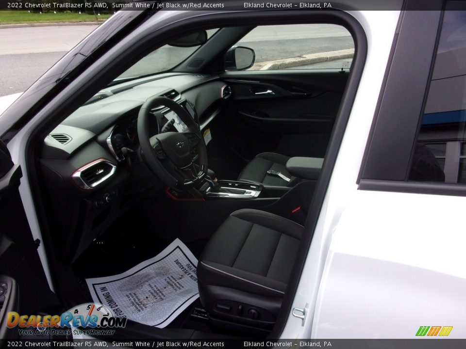 2022 Chevrolet TrailBlazer RS AWD Summit White / Jet Black w/Red Accents Photo #13