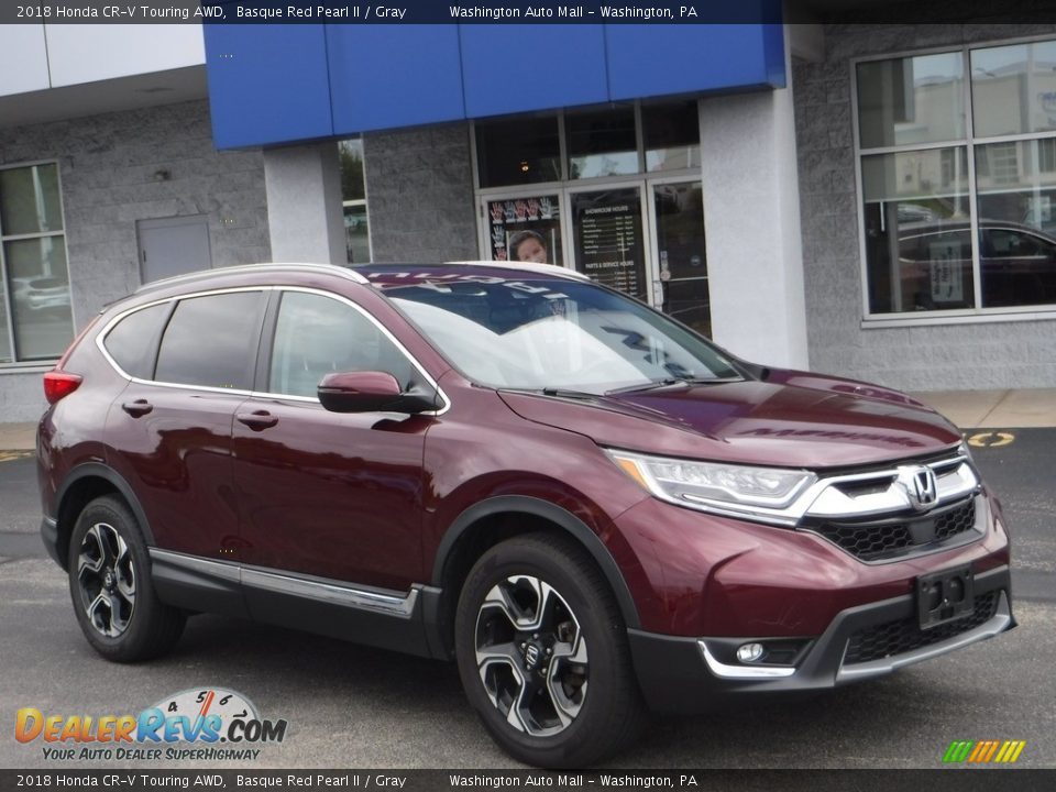 2018 Honda CR-V Touring AWD Basque Red Pearl II / Gray Photo #1