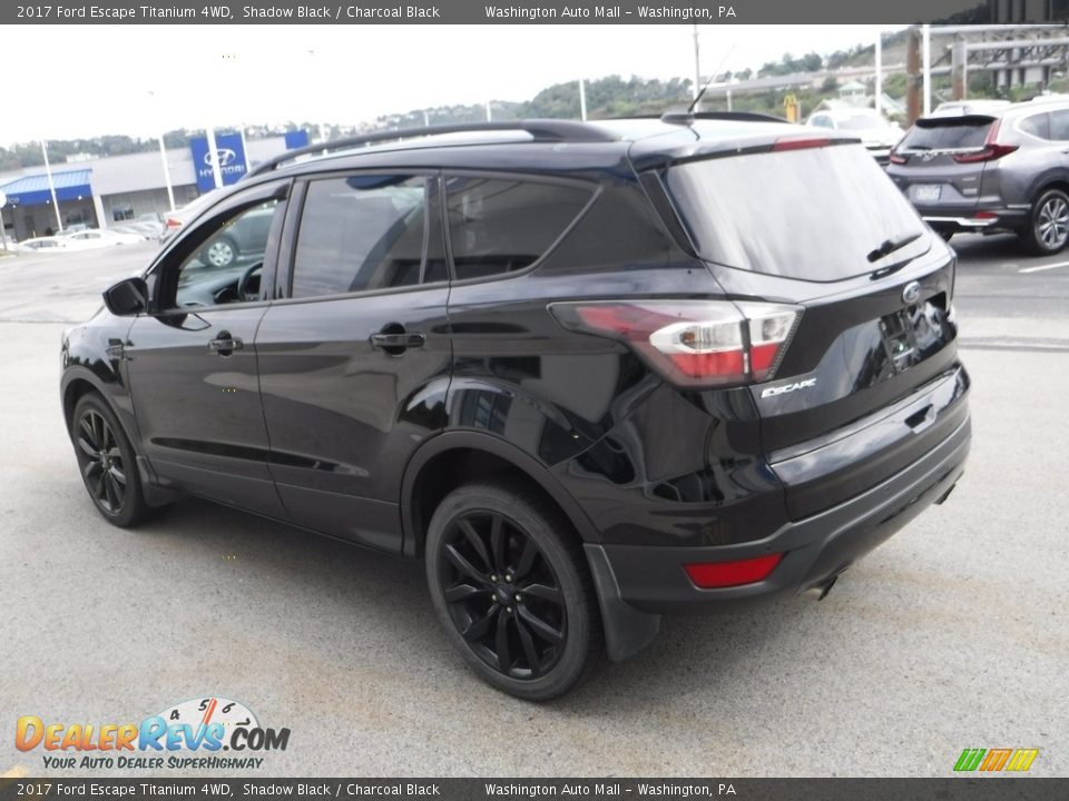 2017 Ford Escape Titanium 4WD Shadow Black / Charcoal Black Photo #8