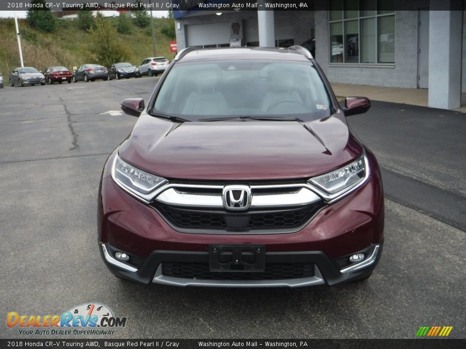 2018 Honda CR-V Touring AWD Basque Red Pearl II / Gray Photo #5