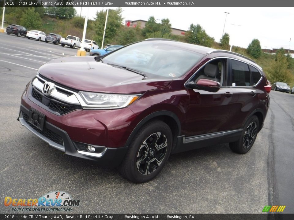 2018 Honda CR-V Touring AWD Basque Red Pearl II / Gray Photo #6