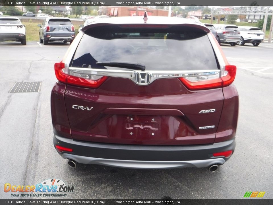 2018 Honda CR-V Touring AWD Basque Red Pearl II / Gray Photo #9