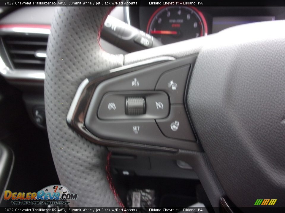 2022 Chevrolet TrailBlazer RS AWD Summit White / Jet Black w/Red Accents Photo #25