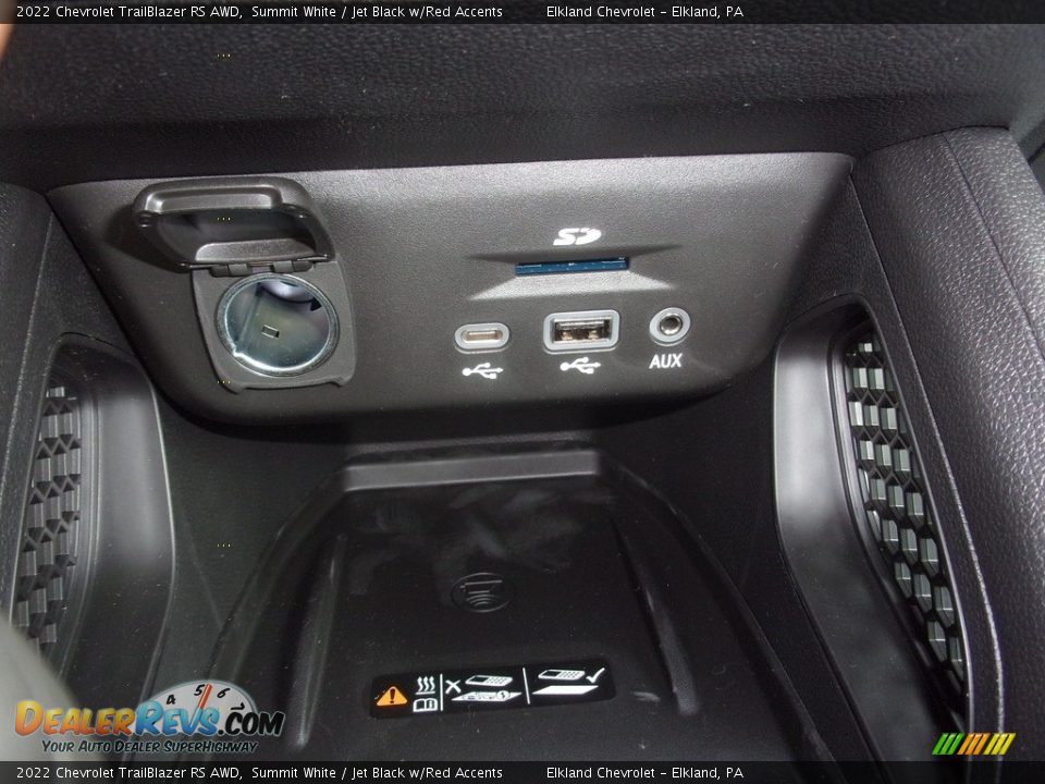 2022 Chevrolet TrailBlazer RS AWD Summit White / Jet Black w/Red Accents Photo #31