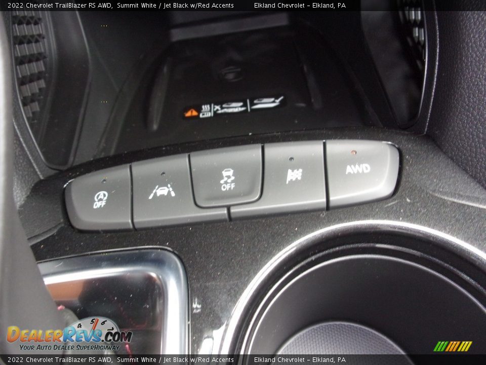 2022 Chevrolet TrailBlazer RS AWD Summit White / Jet Black w/Red Accents Photo #32