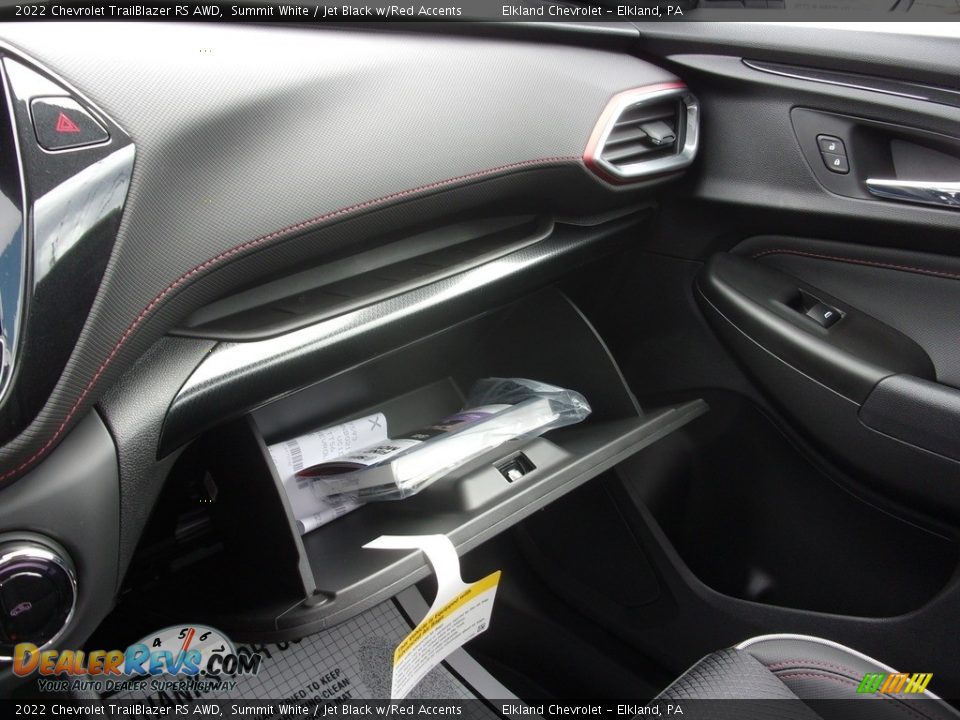 2022 Chevrolet TrailBlazer RS AWD Summit White / Jet Black w/Red Accents Photo #35