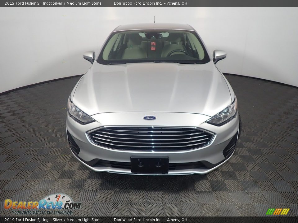 2019 Ford Fusion S Ingot Silver / Medium Light Stone Photo #5