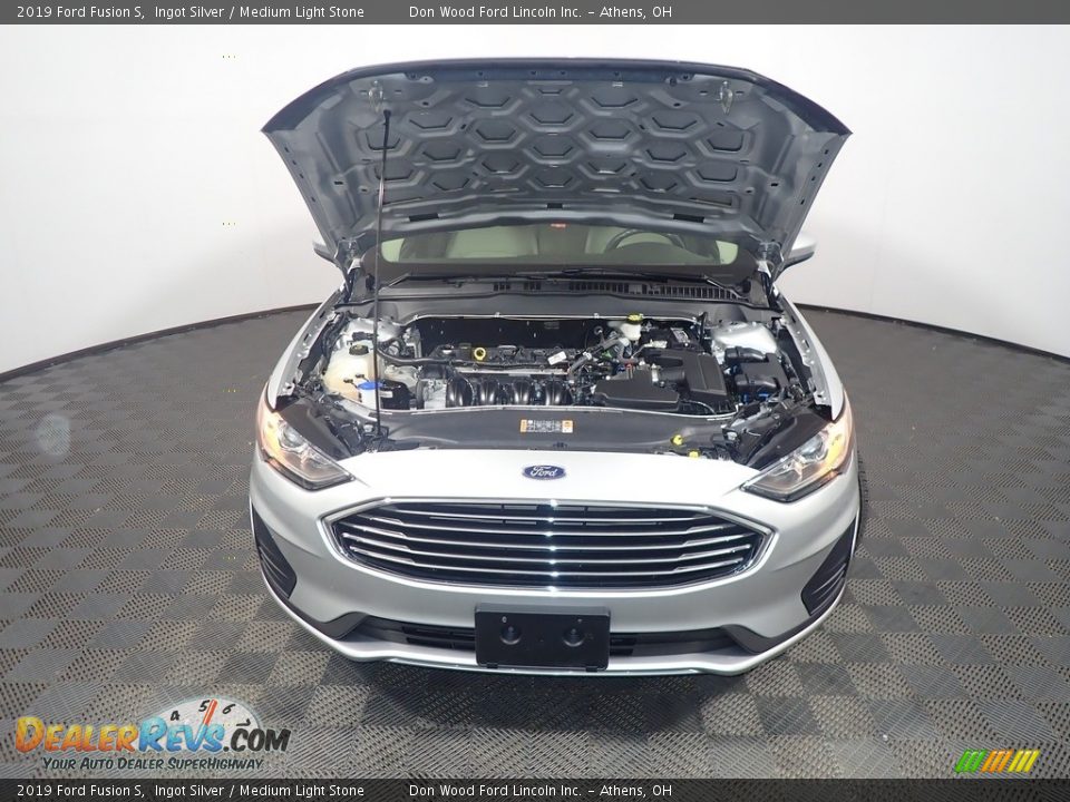 2019 Ford Fusion S Ingot Silver / Medium Light Stone Photo #6