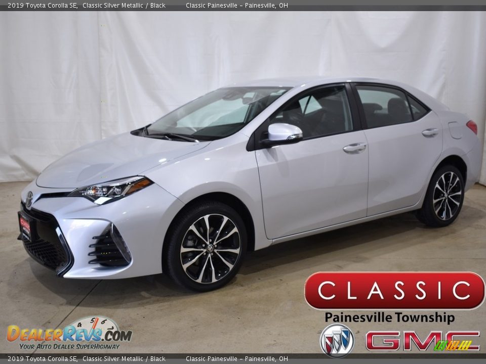 2019 Toyota Corolla SE Classic Silver Metallic / Black Photo #1