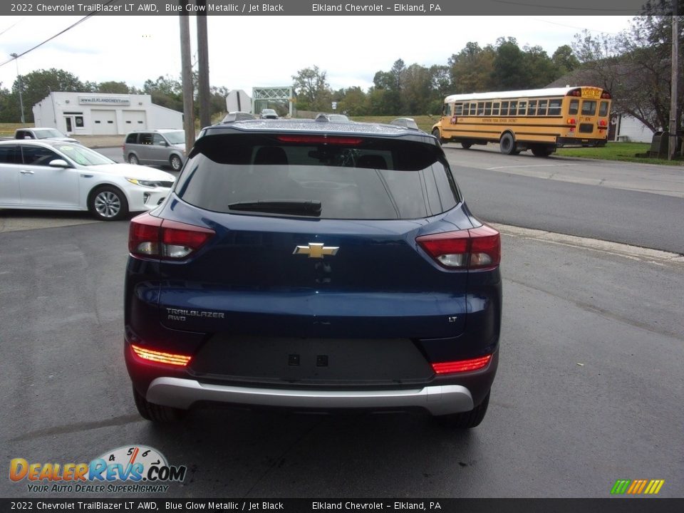 2022 Chevrolet TrailBlazer LT AWD Blue Glow Metallic / Jet Black Photo #4