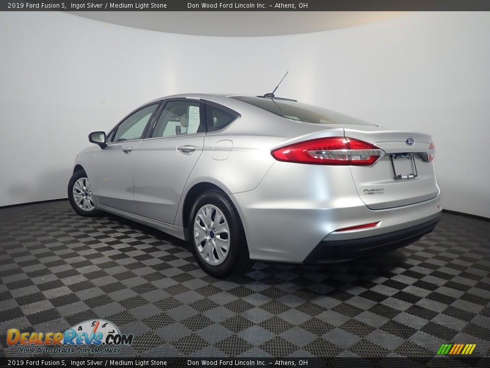 2019 Ford Fusion S Ingot Silver / Medium Light Stone Photo #11