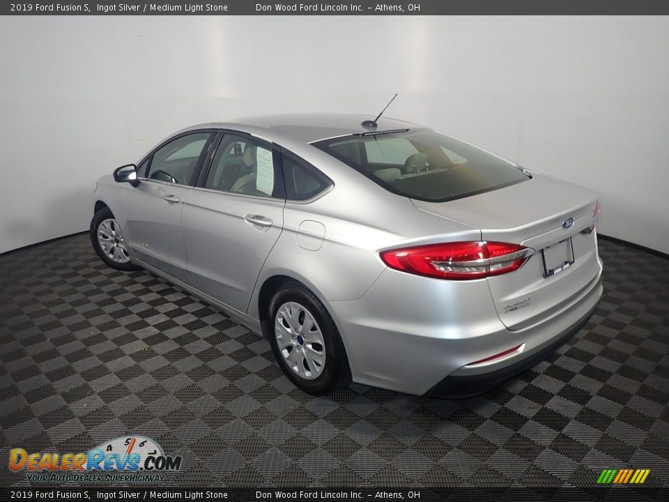 2019 Ford Fusion S Ingot Silver / Medium Light Stone Photo #12