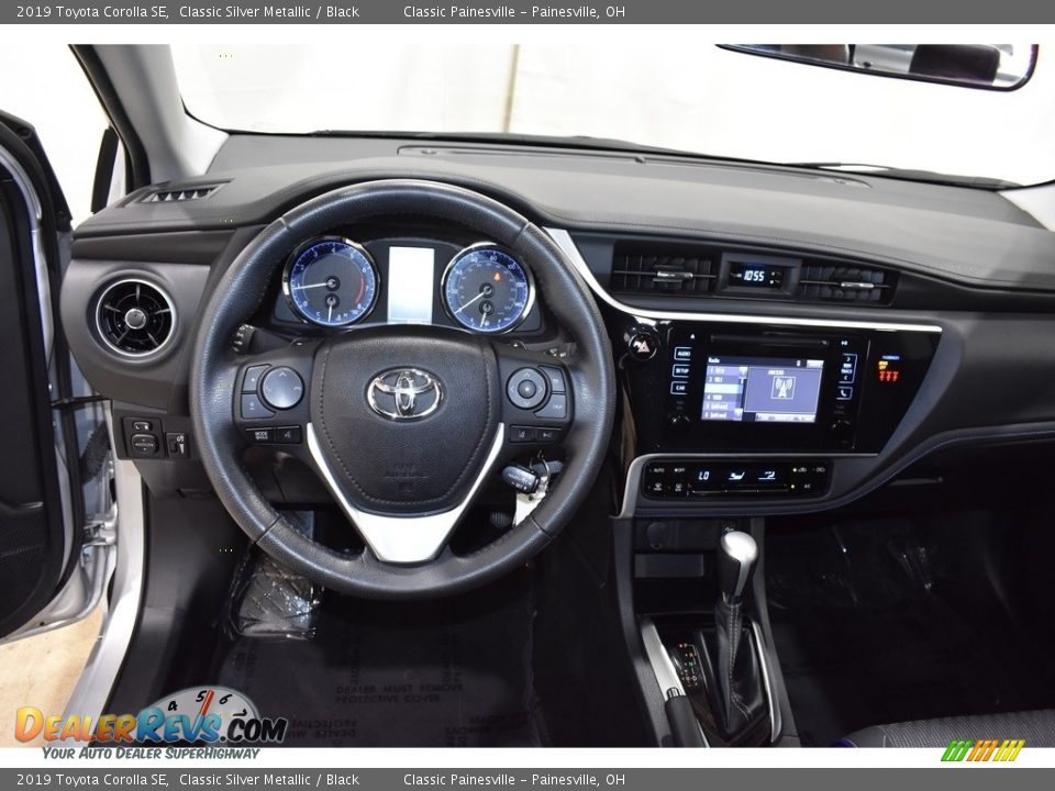 2019 Toyota Corolla SE Classic Silver Metallic / Black Photo #11