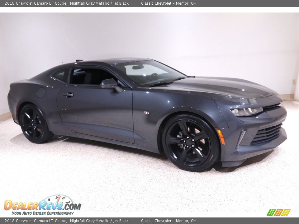 2018 Chevrolet Camaro LT Coupe Nightfall Gray Metallic / Jet Black Photo #1