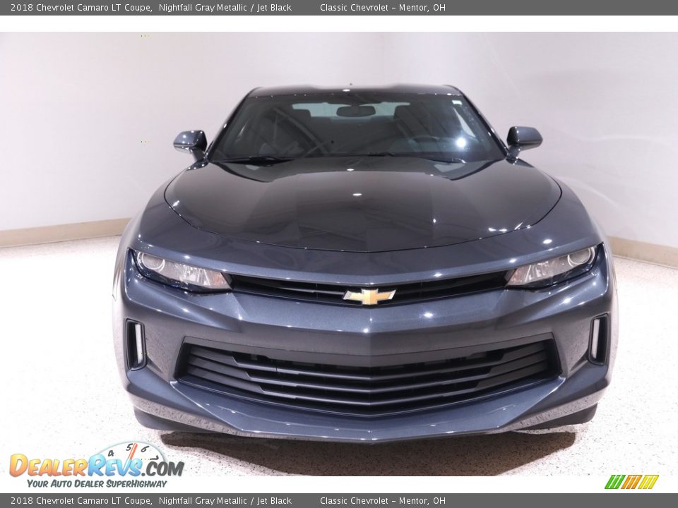 2018 Chevrolet Camaro LT Coupe Nightfall Gray Metallic / Jet Black Photo #2