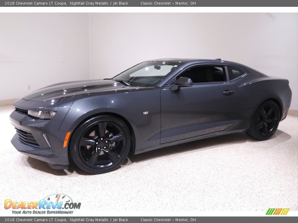 2018 Chevrolet Camaro LT Coupe Nightfall Gray Metallic / Jet Black Photo #3