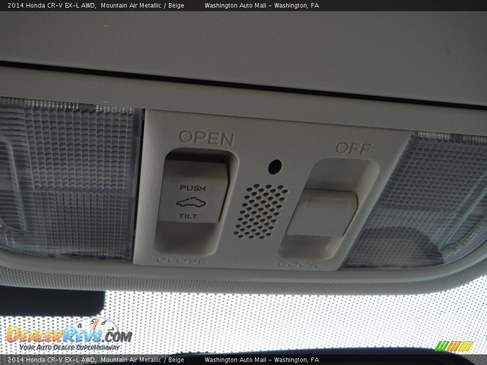 2014 Honda CR-V EX-L AWD Mountain Air Metallic / Beige Photo #22
