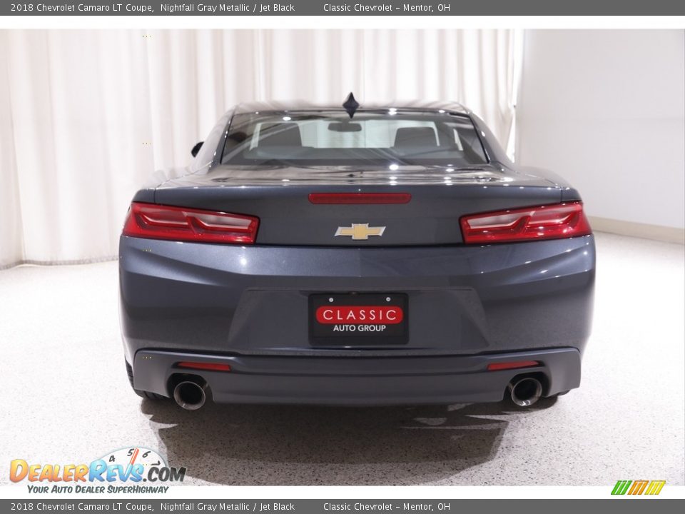 2018 Chevrolet Camaro LT Coupe Nightfall Gray Metallic / Jet Black Photo #16