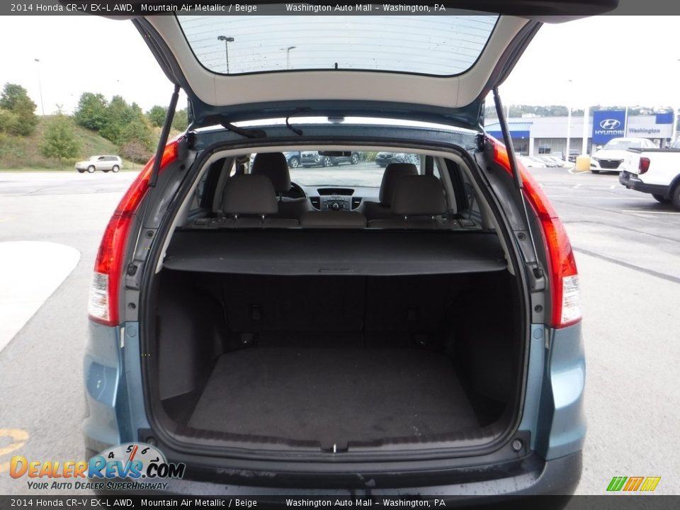 2014 Honda CR-V EX-L AWD Mountain Air Metallic / Beige Photo #29