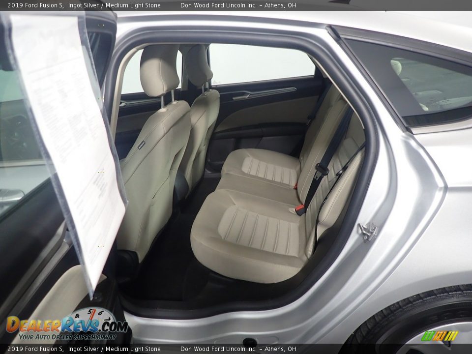 Rear Seat of 2019 Ford Fusion S Photo #35