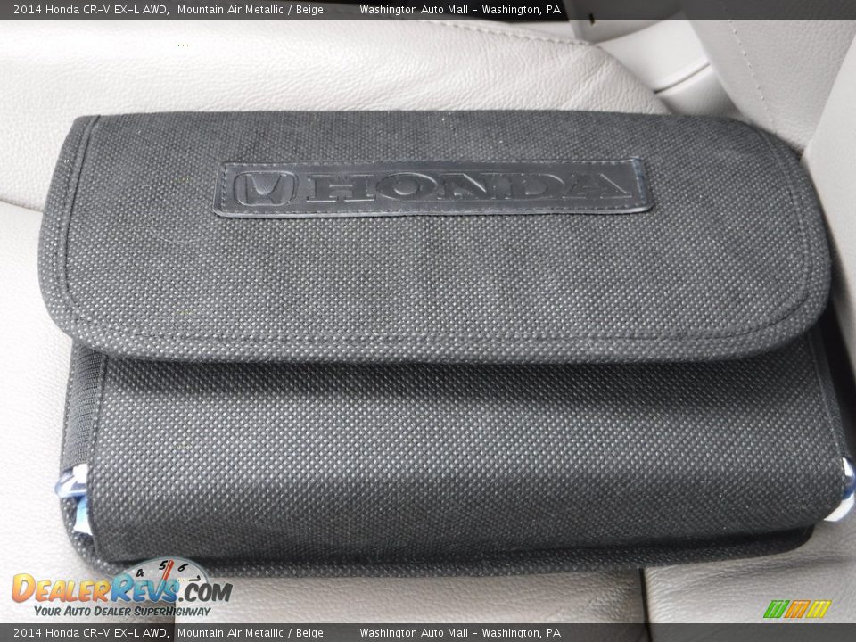 2014 Honda CR-V EX-L AWD Mountain Air Metallic / Beige Photo #30