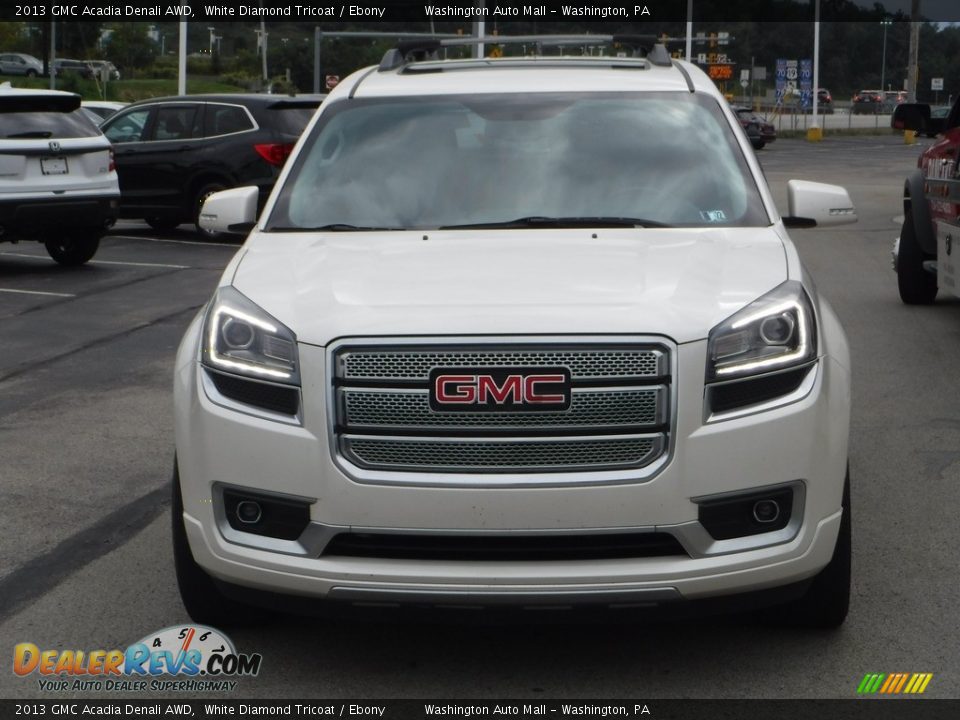 2013 GMC Acadia Denali AWD White Diamond Tricoat / Ebony Photo #5