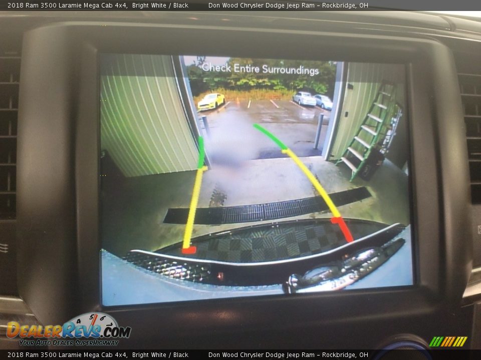 2018 Ram 3500 Laramie Mega Cab 4x4 Bright White / Black Photo #2