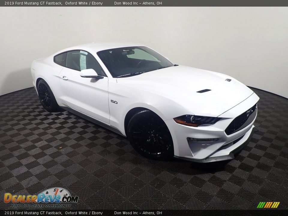 2019 Ford Mustang GT Fastback Oxford White / Ebony Photo #3