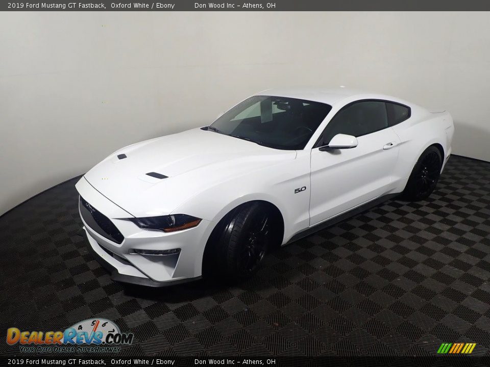 2019 Ford Mustang GT Fastback Oxford White / Ebony Photo #9