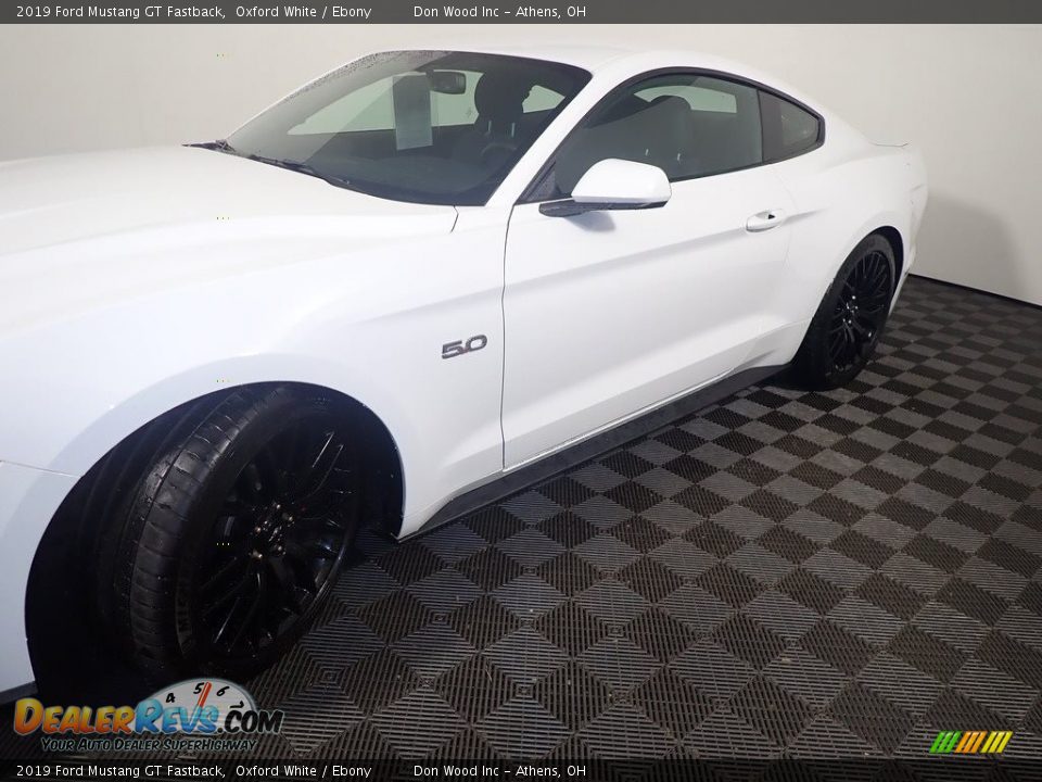 2019 Ford Mustang GT Fastback Oxford White / Ebony Photo #10