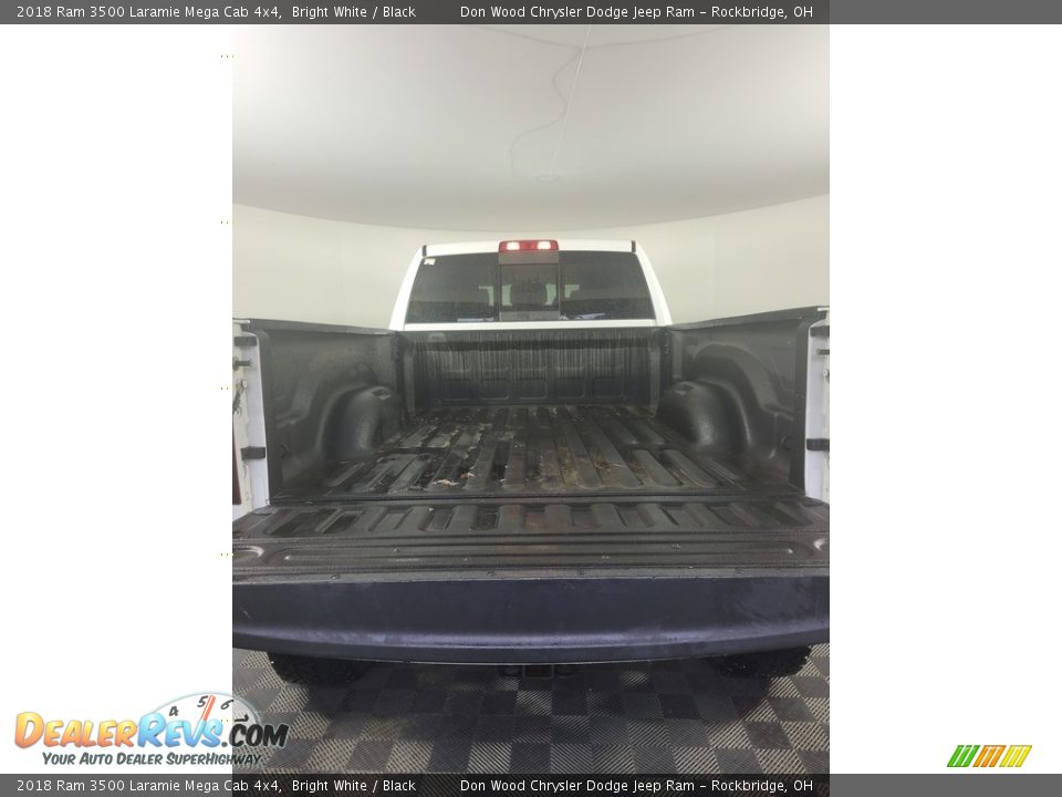 2018 Ram 3500 Laramie Mega Cab 4x4 Bright White / Black Photo #11