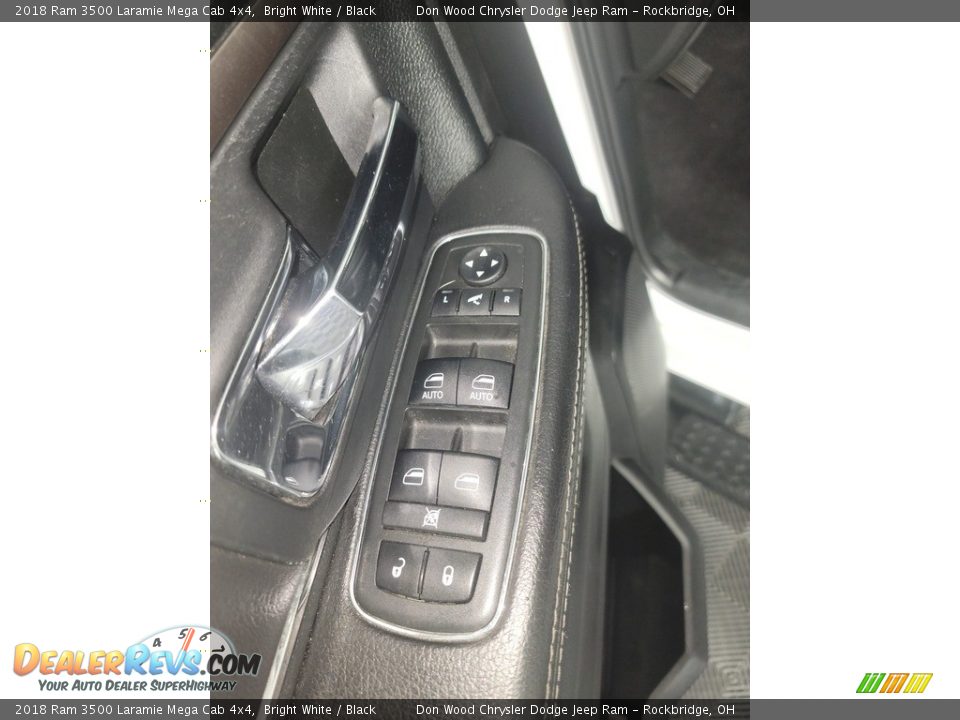 2018 Ram 3500 Laramie Mega Cab 4x4 Bright White / Black Photo #14