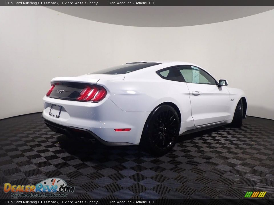 2019 Ford Mustang GT Fastback Oxford White / Ebony Photo #14