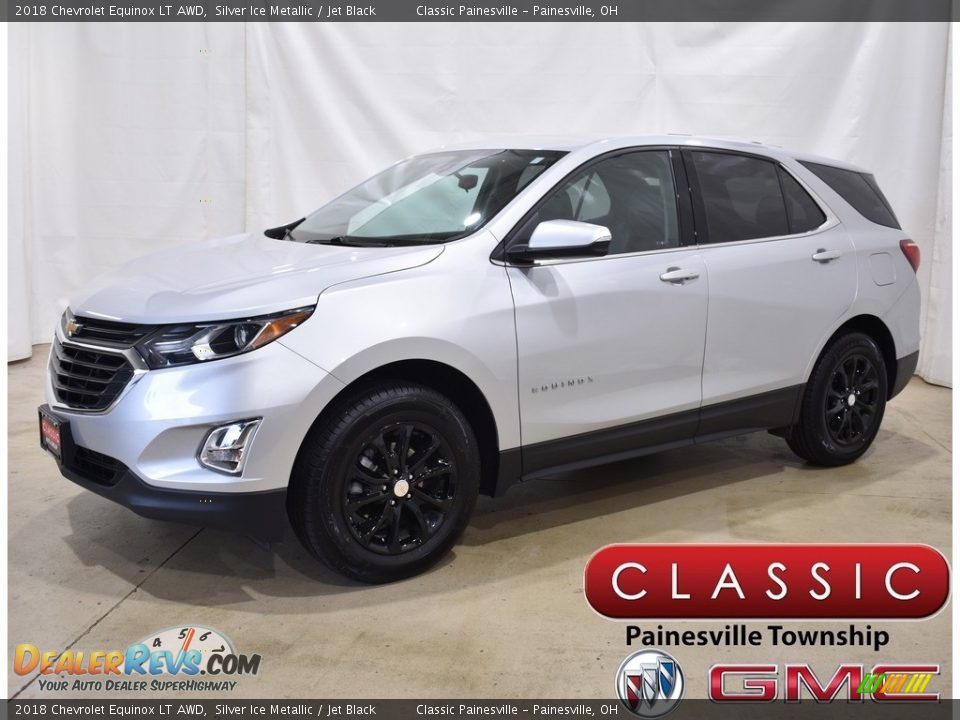 2018 Chevrolet Equinox LT AWD Silver Ice Metallic / Jet Black Photo #1