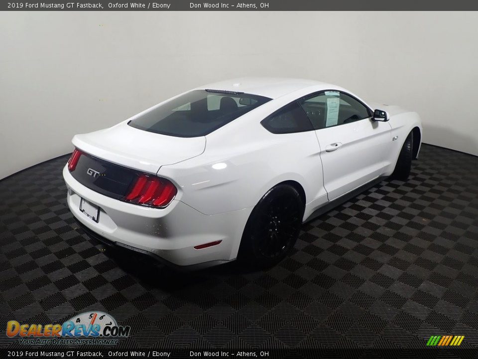 2019 Ford Mustang GT Fastback Oxford White / Ebony Photo #15