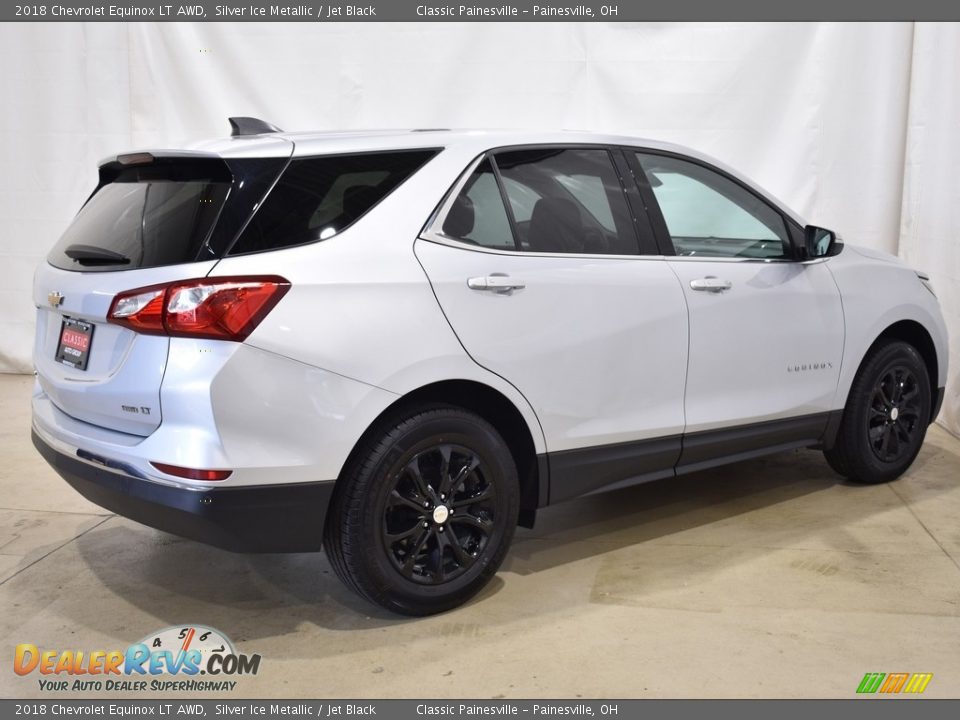 2018 Chevrolet Equinox LT AWD Silver Ice Metallic / Jet Black Photo #2