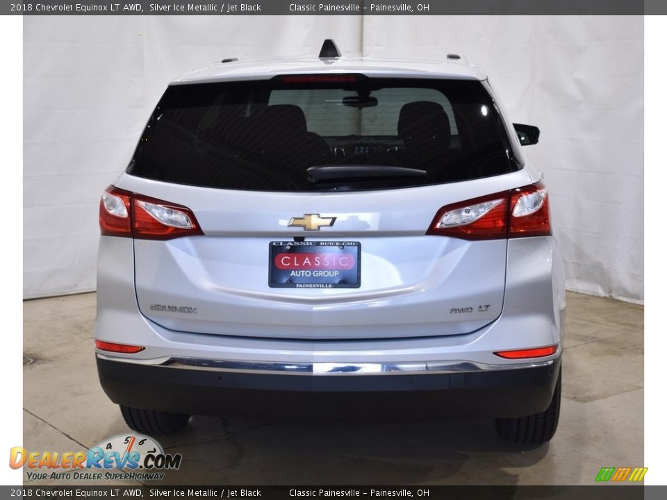 2018 Chevrolet Equinox LT AWD Silver Ice Metallic / Jet Black Photo #3