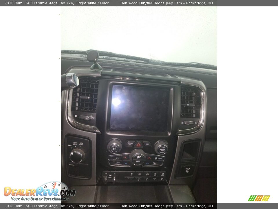 2018 Ram 3500 Laramie Mega Cab 4x4 Bright White / Black Photo #21
