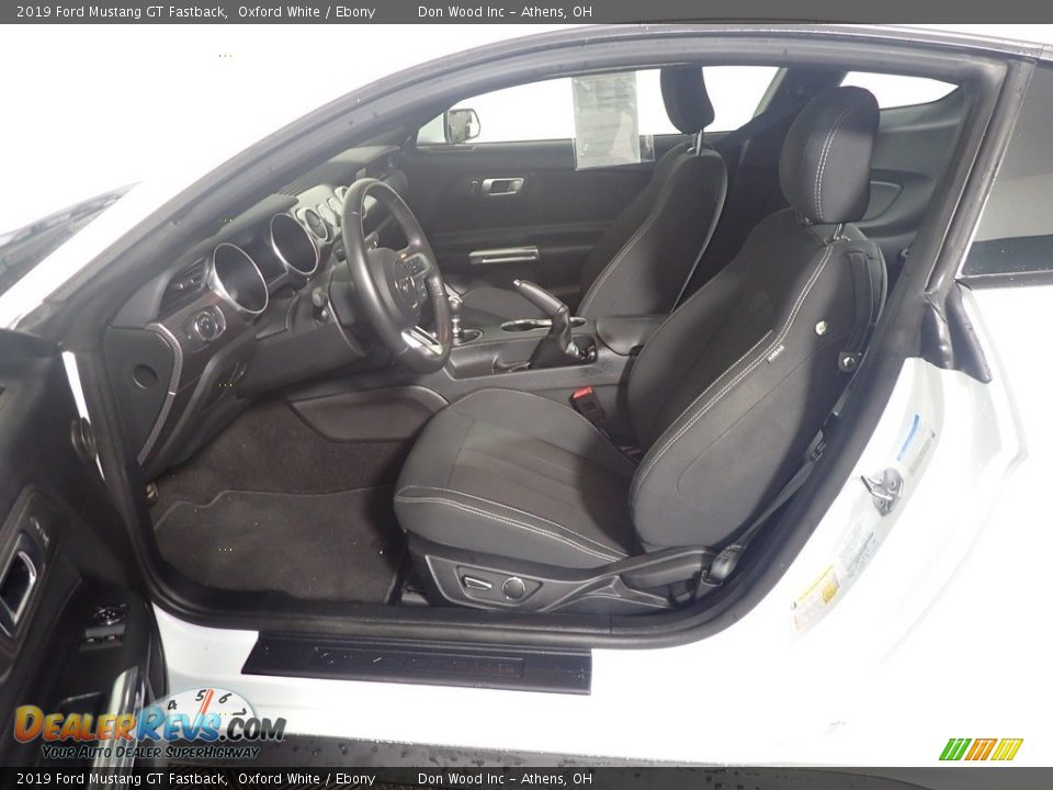 2019 Ford Mustang GT Fastback Oxford White / Ebony Photo #20